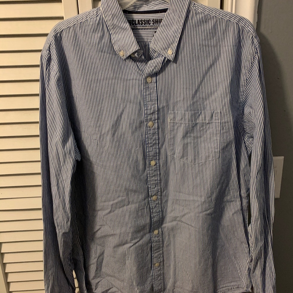 Old navy the classic shirt slim fit large stripe